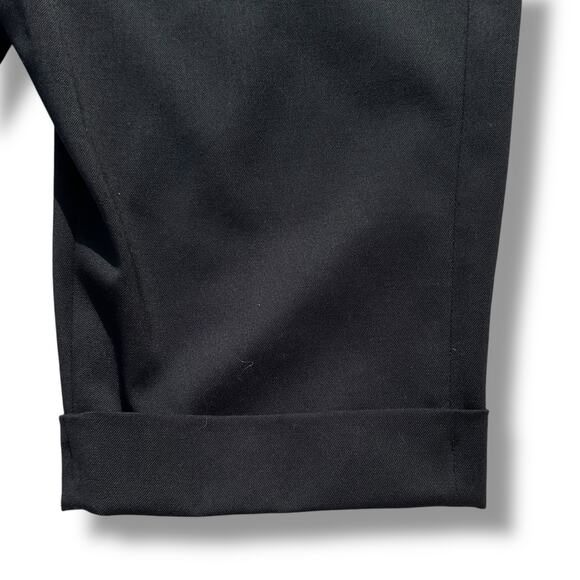 Versace Versus Shorts Tessuto Bermuda Womens 30" Black Pleated Wool Luxury Italy - Picture 11 of 16